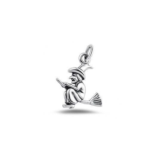 Silver Pendant - Witch