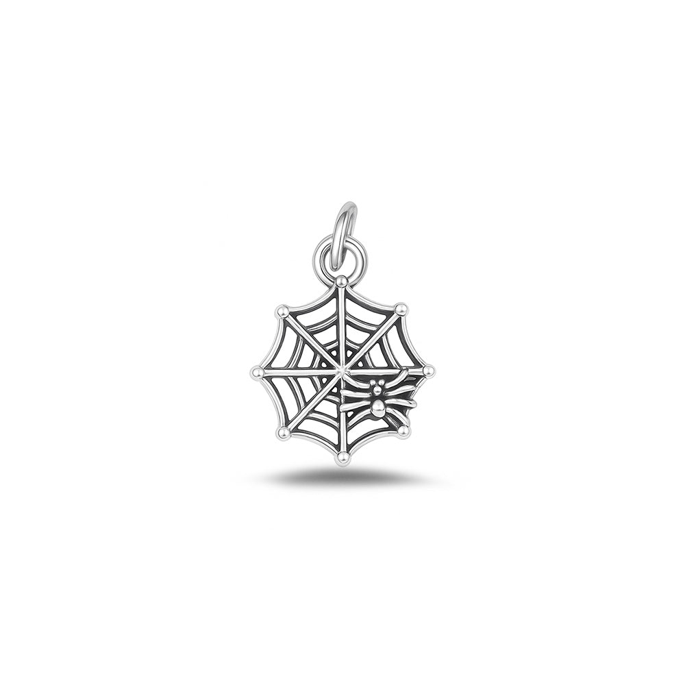 Silver Pendant - Spiderweb