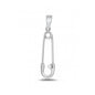 Silver Pendant - Safety Pin