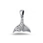 Silver Pendant - Whale Tail