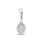 Silver Pendant - Tennis Racket