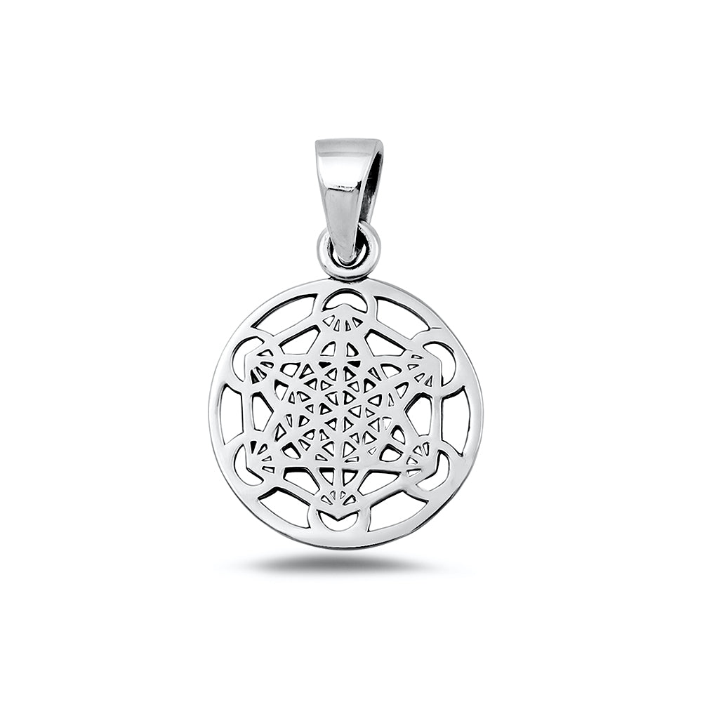 Silver Pendant - Metatron