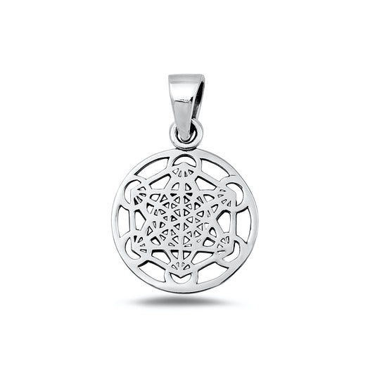 Silver Pendant - Metatron