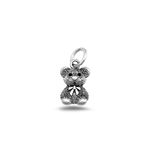 Silver Pendant - Teddy Bear