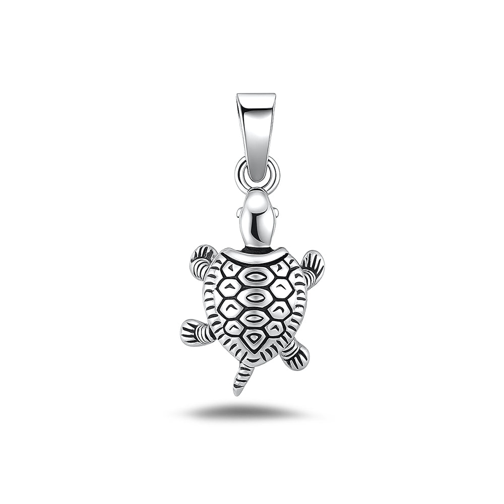 Silver Pendant - Turtle