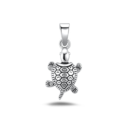 Silver Pendant - Turtle