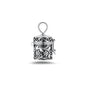 Silver Pendant - Floral Canister