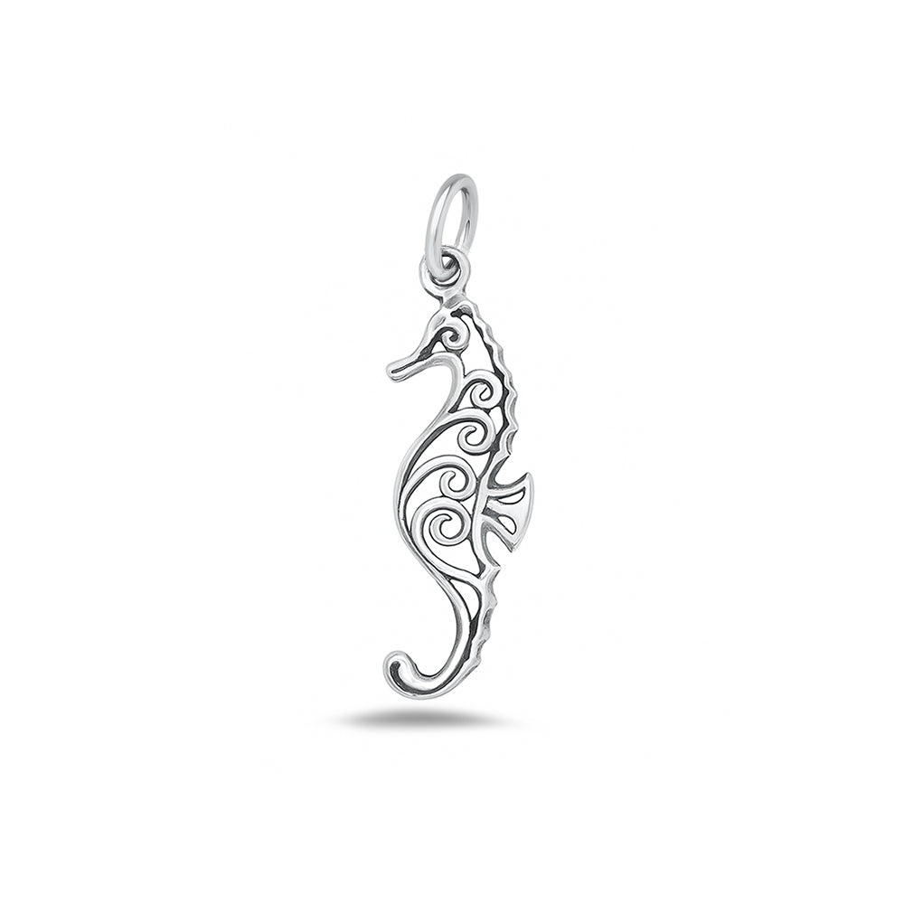 Silver Pendant - Seahorse