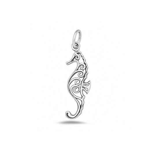 Silver Pendant - Seahorse