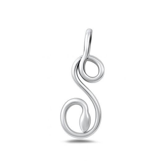 Silver Pendant - Snake
