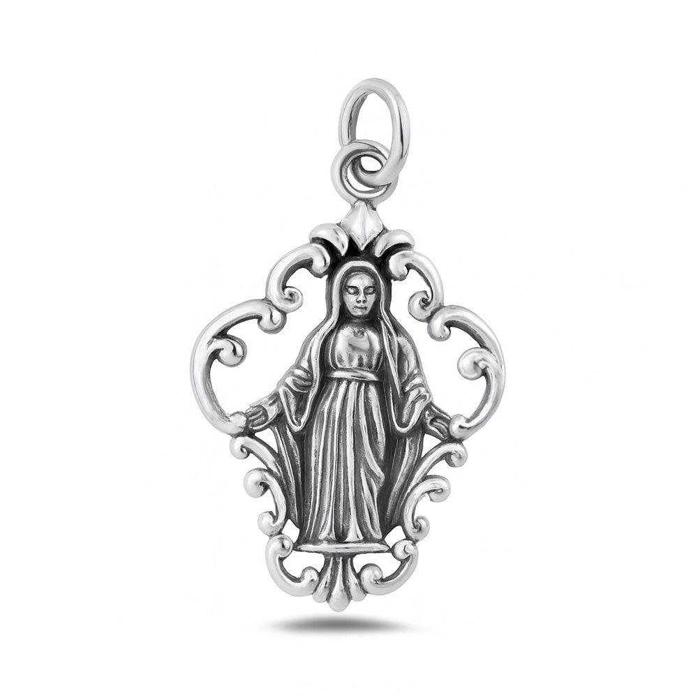 Silver Pendant - Virgin Mary