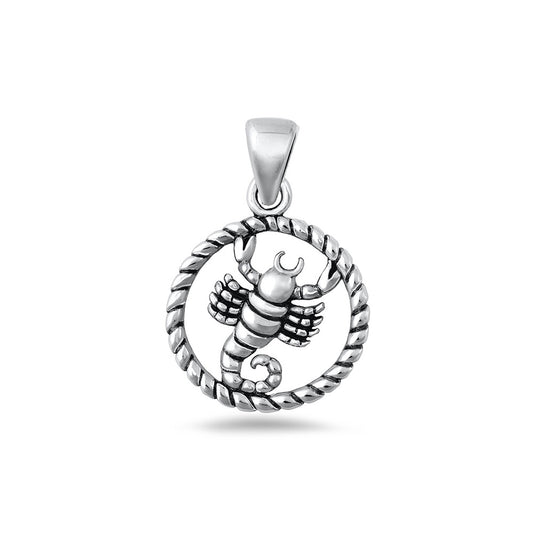 Silver Pendant - Scorpion