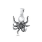 Silver Pendant - Octopus