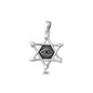 Silver Pendant - All Seeing Eye Hexagram