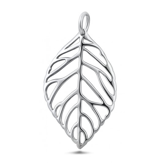 Silver Pendant - Leaf