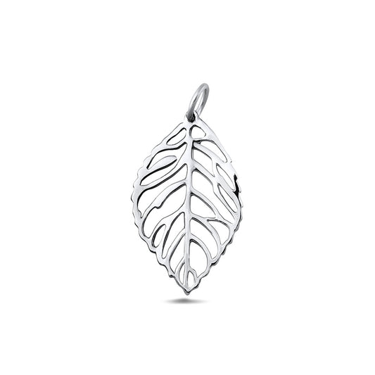 Silver Pendant - Leaf