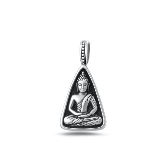 Silver Pendant - Buddha Amulet