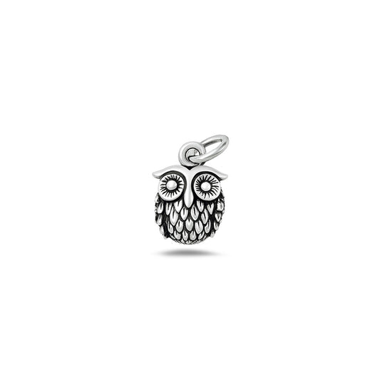 Silver Pendant - Owl