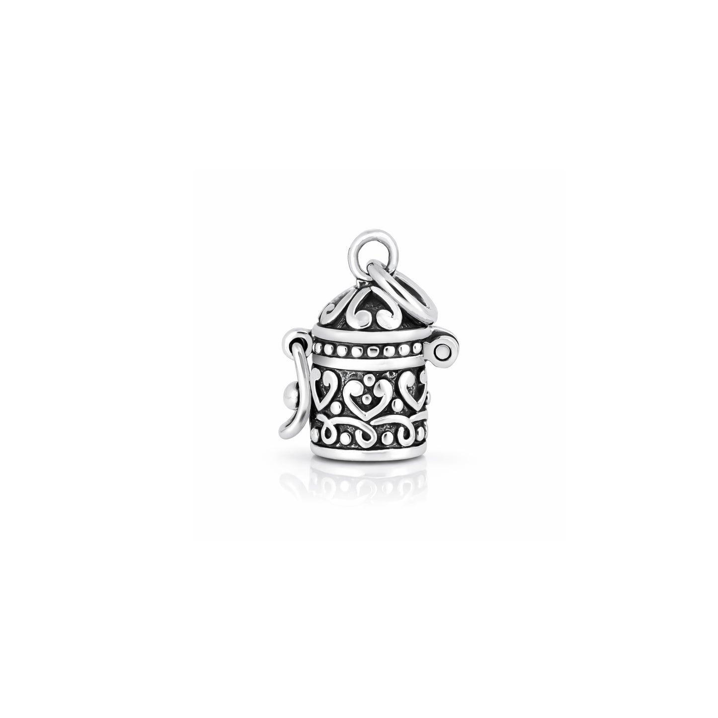 Silver Pendant - Prayer Box