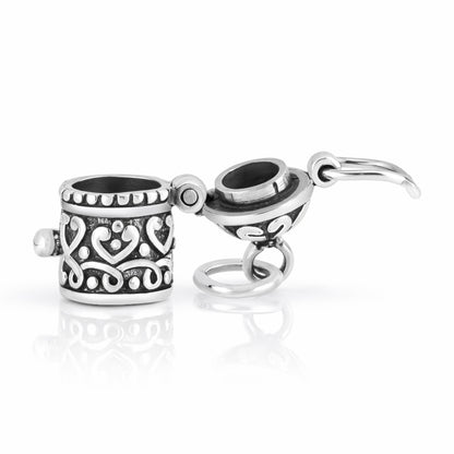 Silver Pendant - Prayer Box