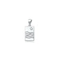 Silver Pendant - Minimalist Sea & Moon