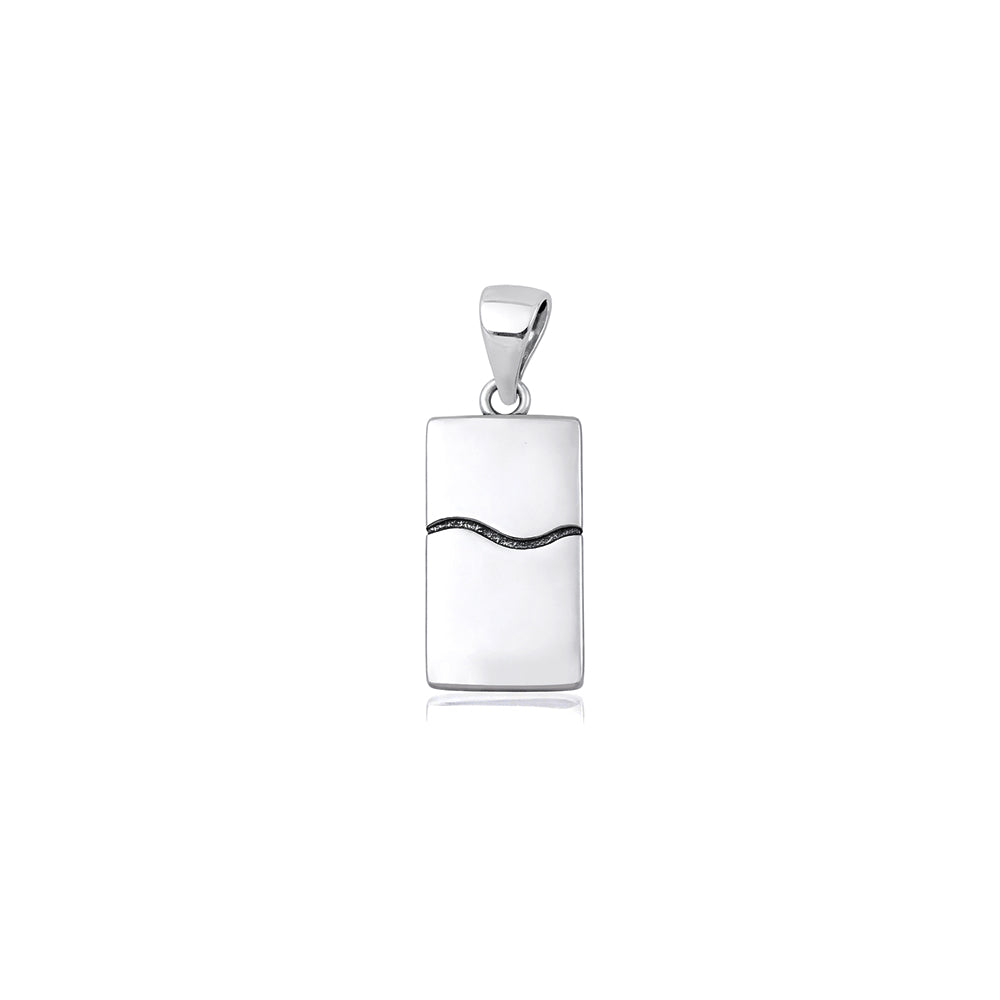 Silver Pendant - Wave