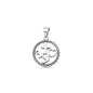 Silver Pendant - Cross Anchor Heart