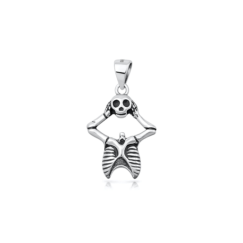 Silver Pendant - Skeleton