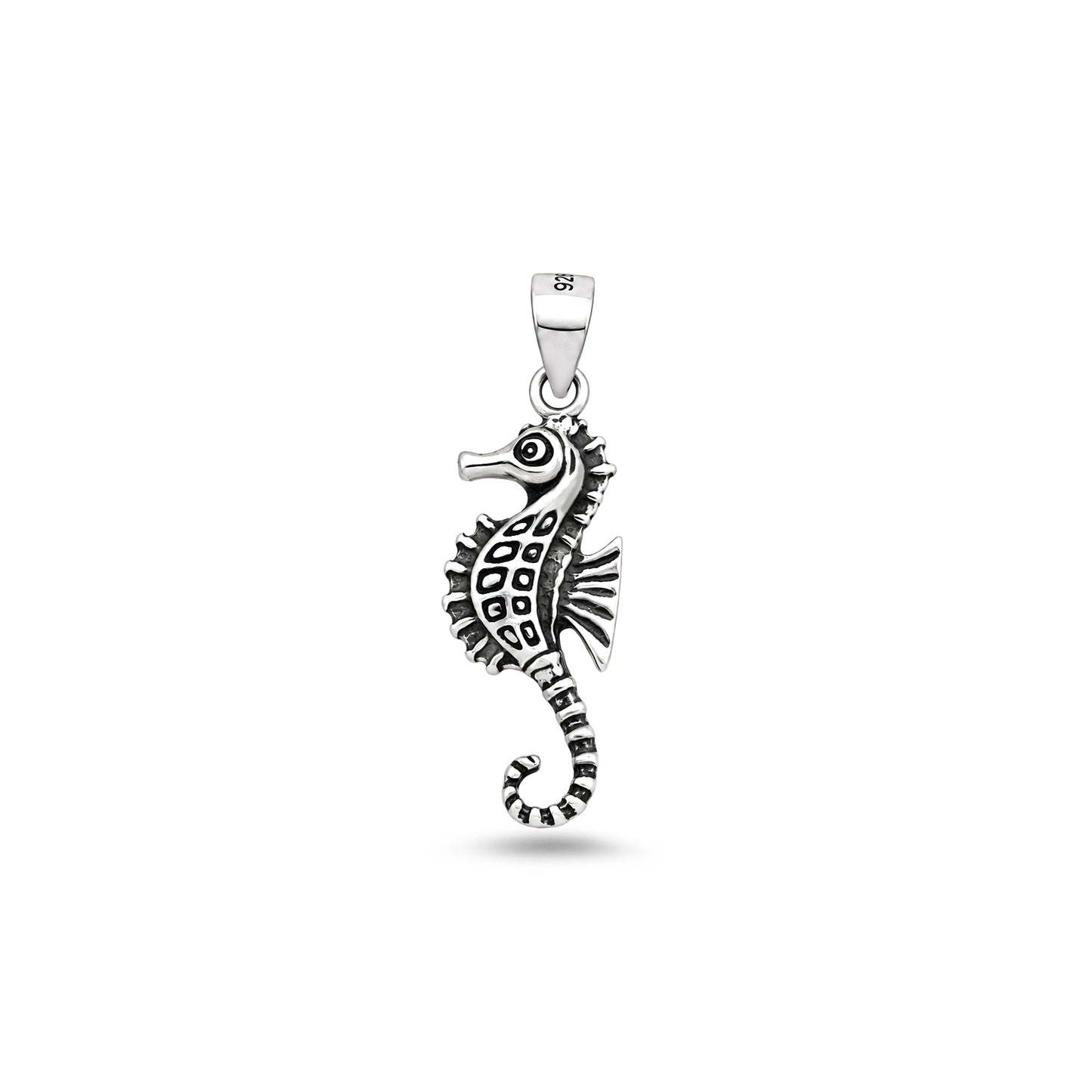 Silver Pendant - Seahorse