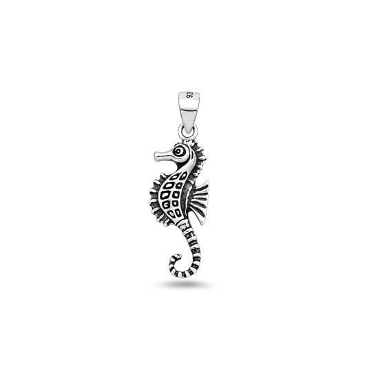 Silver Pendant - Seahorse