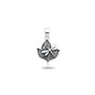 Silver Pendant - Dragonfly Leaf