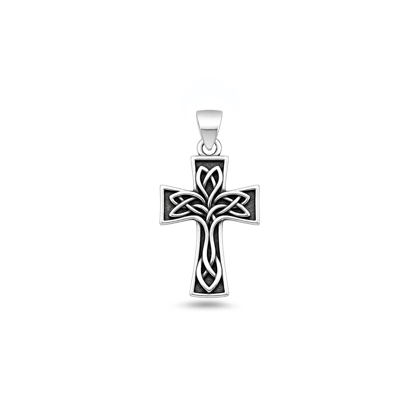 Silver Pendant - Knot Cross