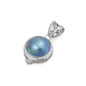 Silver Stone Pendant - $11.85