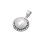 Silver Stone Pendant - $11.85