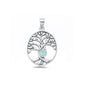 Silver Stone Pendant - Tree of Life