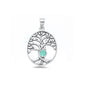 Silver Stone Pendant - Tree of Life