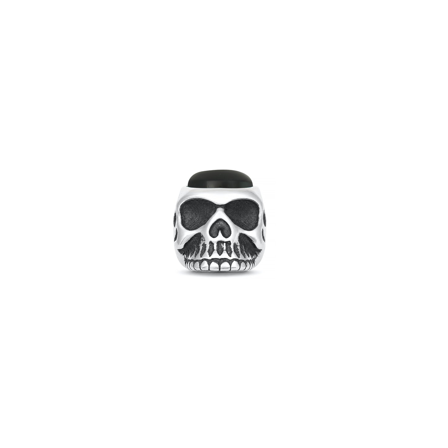 Silver Stone Pendant - Skull