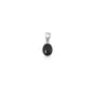 Silver Stone Pendant - Oval