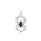 Silver Stone Pendant - Spider