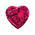 7 mm Heart Color CZ Earrings