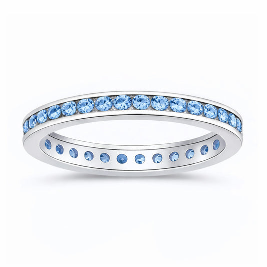 Silver Eternity Ring - 3 mm