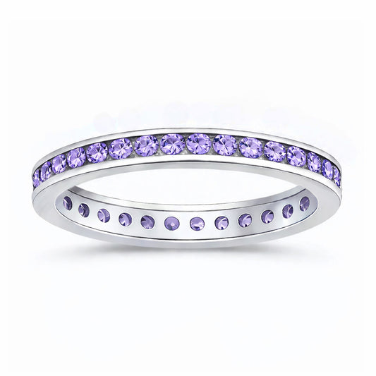 Silver Eternity Ring - 3 mm