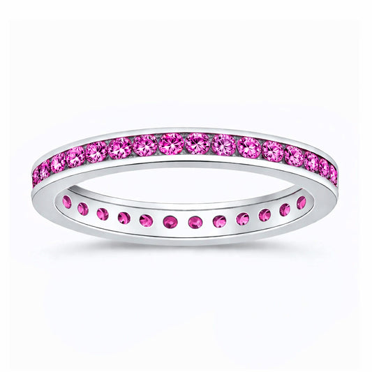 Silver Eternity Ring - 3 mm