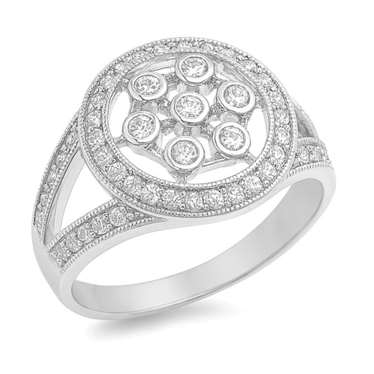 Silver CZ Ring