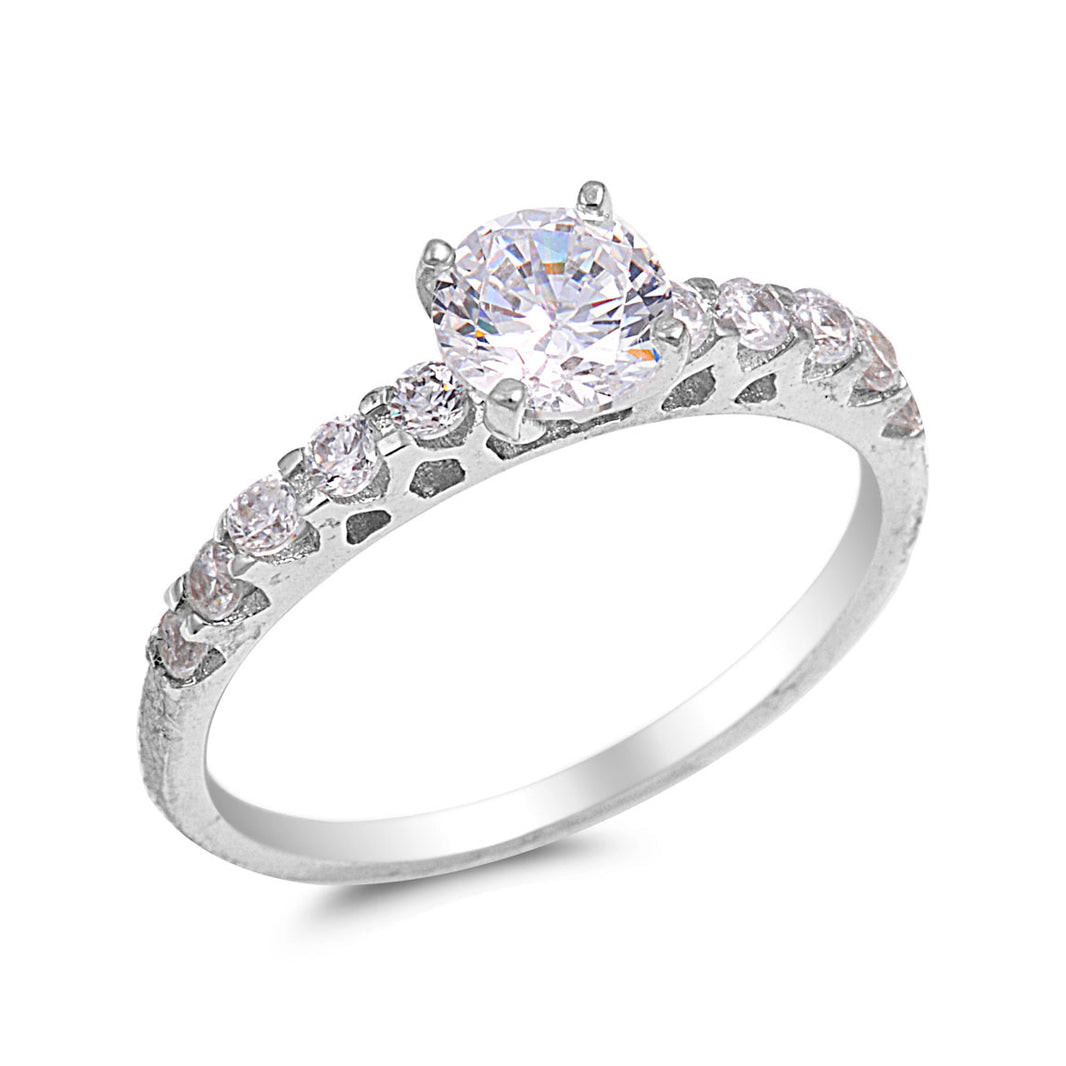 Silver CZ Ring