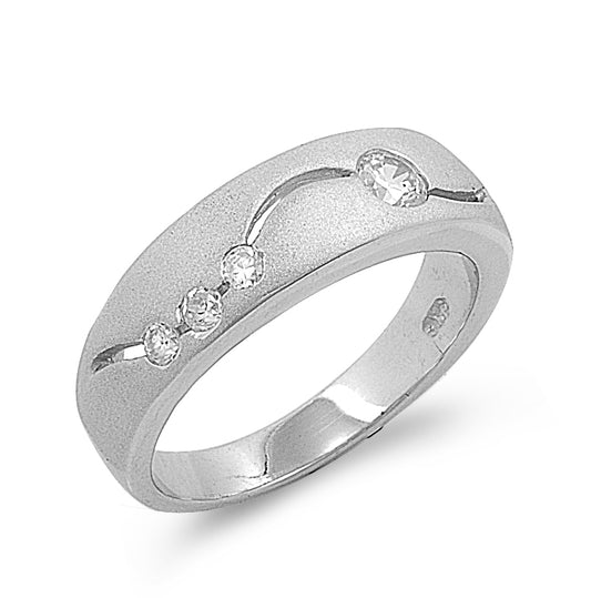 Silver CZ Ring