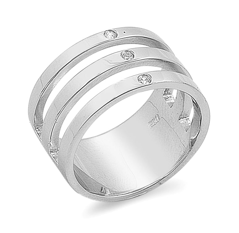Silver CZ Ring