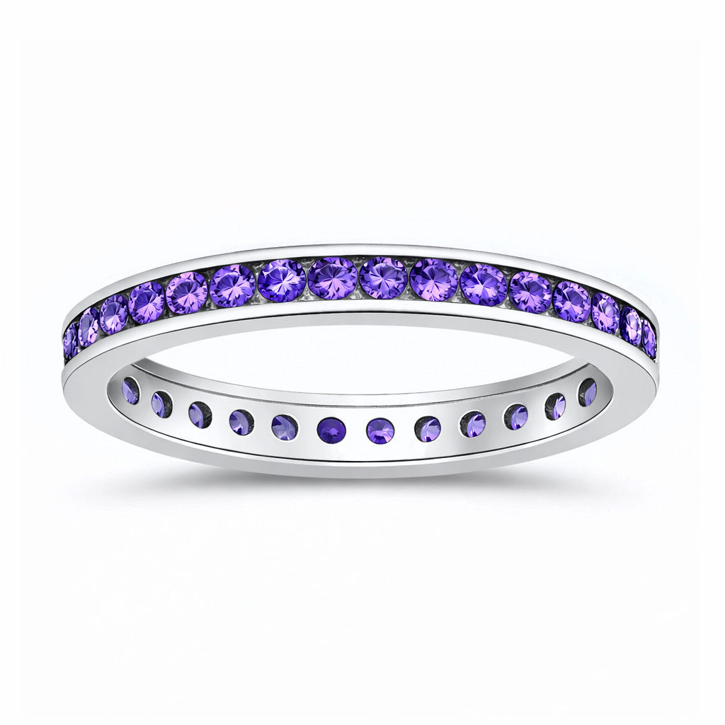 Silver Eternity Ring - 3 mm