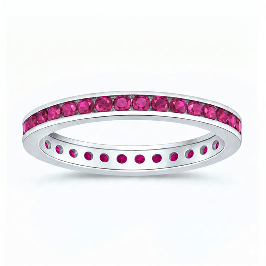 Silver Eternity Ring - 3 mm