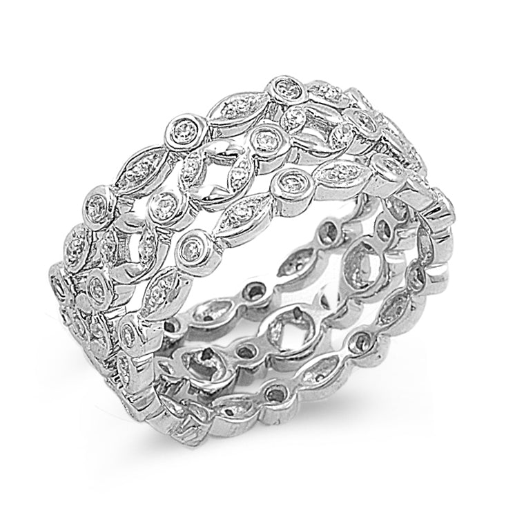 Silver CZ Ring